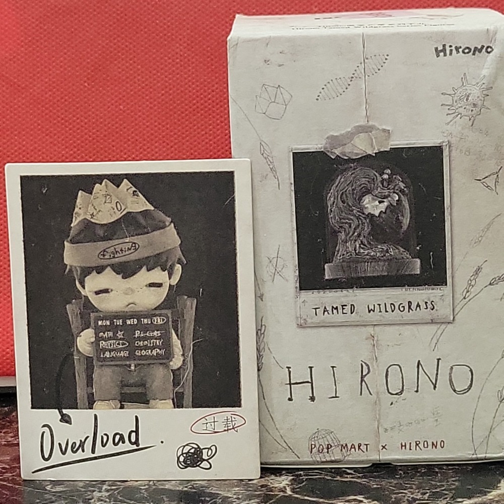 POP MART x Hirono Tamed Wildgrass Series Confirmed Figure Toy Doll - Overload - Picture 2 of 5